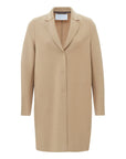 Harris Wharf London Cocoon Coat Pressed Wool