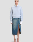 Victoria Beckham V-Neck Yoke Detail Jumper