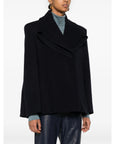 Victoria Beckham Pointed Shoulder Pea Coat