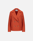 Harris Wharf London Peacoat Light Pressed Wool
