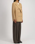 Harris Wharf London Slouchy Peacoat Pressed Wool