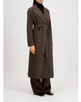 Harris Wharf Long Maxi Coat Donegal