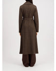 Harris Wharf Long Maxi Coat Donegal