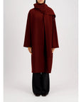 Harris Wharf Scarf Coat Cashmere Blend