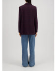 Harris Wharf Slouchy Peacoat with Shoulder Pads