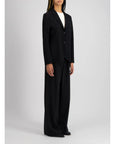 Harris Wharf Stand Up Collar Blazer Fine Merino