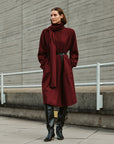 Harris Wharf Scarf Coat Cashmere Blend