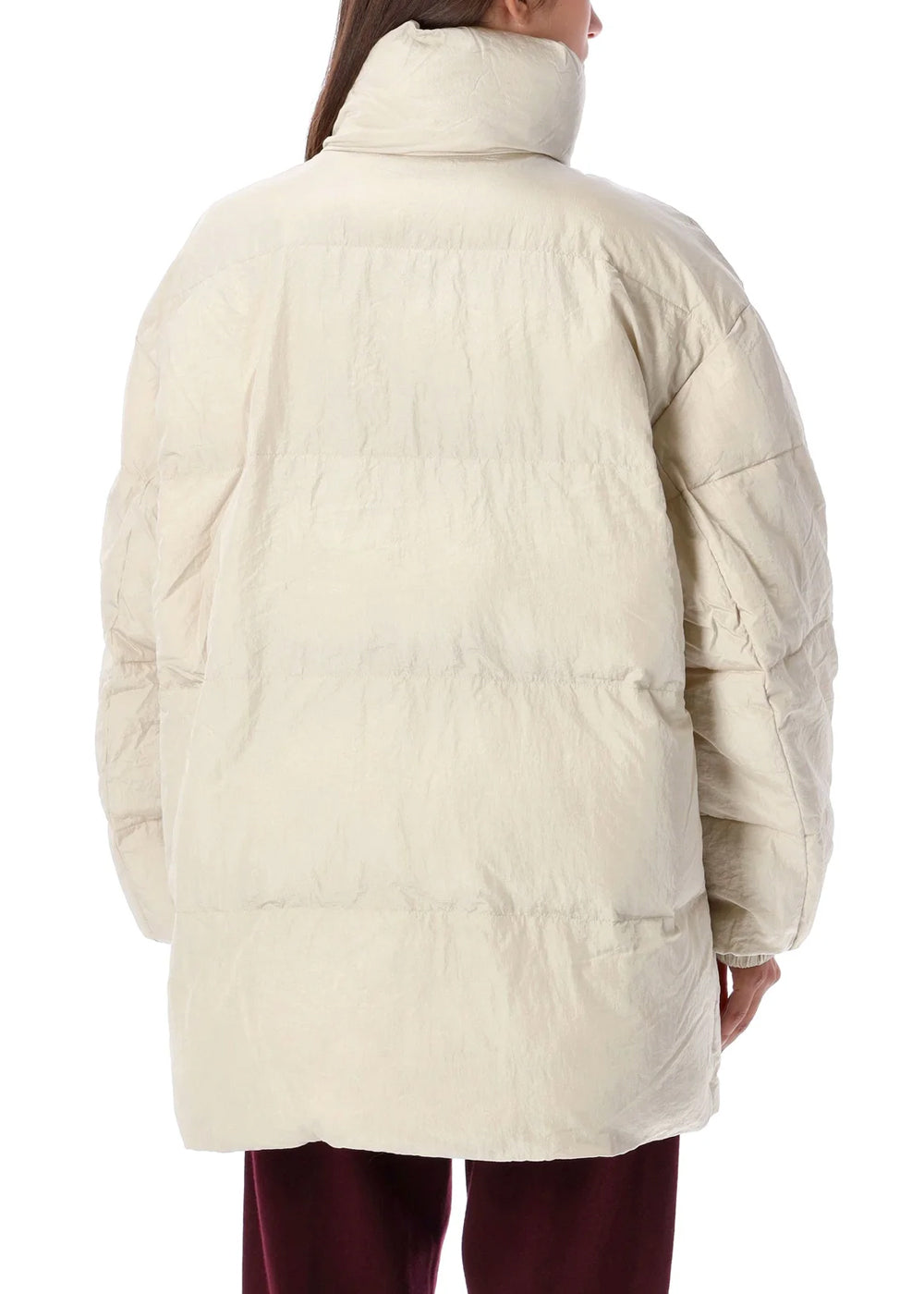 ISABEL MARANT｜DOWN JACKETS (TILYSA (MA0124FA A3C51E 01B Isabel Marant TILYSA Logo Patch Puffer Jacket Black MA0124FA