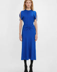 Victoria Beckham Gathered Waist Midi Dress