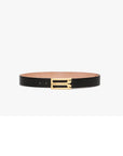 Victoria Beckham Black Jumbo Frame Belt