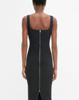 Victoria Beckham Sleeveless Fitted T Shirt Dress
