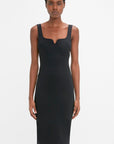 Victoria Beckham Sleeveless Fitted T Shirt Dress