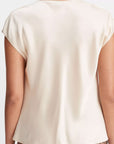 Vince Cowl Neck Cap Sleeve Blouse