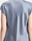 Vince Cowl Neck Cap Sleeve Blouse
