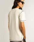 Golden Goose Journey T Shirt Cream Emb