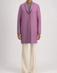 Harris Wharf London Cocoon Coat Pressed Wool