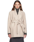 Harris Wharf Shawl Collar Belted Jacket