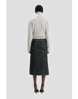 Victoria Beckham Panelled Denim Skirt
