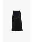 Victoria Beckham Panelled Denim Skirt