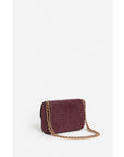 Vanessa Bruno Medium Moon Bag in Braided Suede Leather