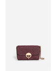 Vanessa Bruno Medium Moon Bag in Braided Suede Leather