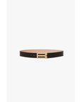 Victoria Beckham Black Jumbo Frame Belt