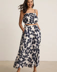 Jess Printed Cotton Voile Maxi Skirt