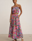 Jess Printed Cotton Voile Maxi Skirt