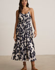 Alexa Printed Cotton Voile Tank Maxi Dress