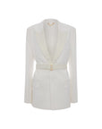 Victoria Beckham Belted Tailored Jacket