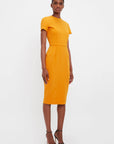 Victoria Beckham Detail T Shirt Fitted Dress