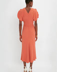 Victoria Beckham Gathered Waist Midi