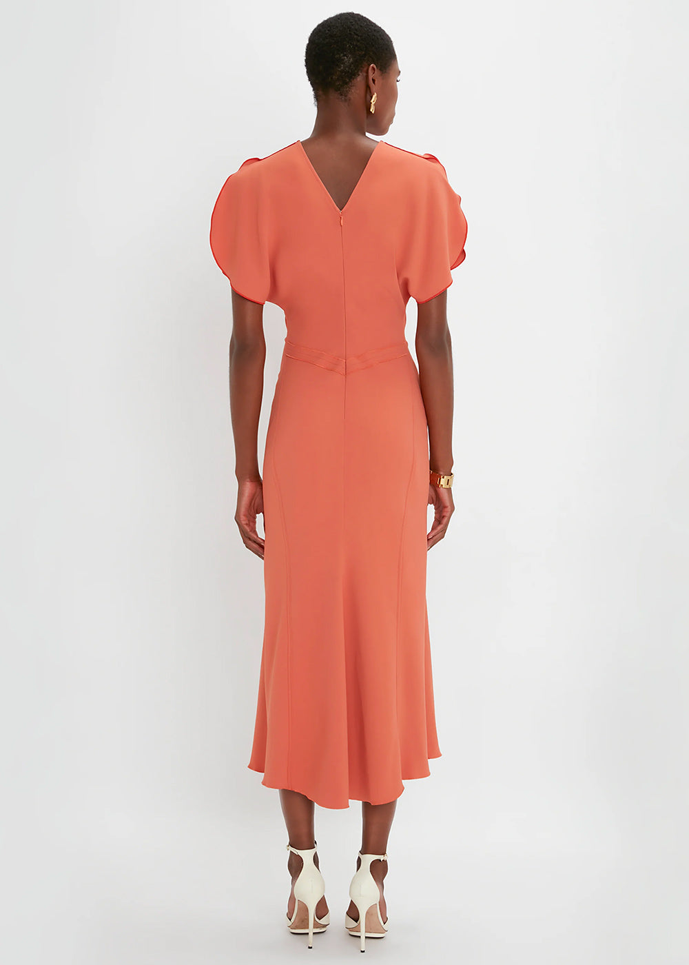 Victoria Beckham Gathered Waist Midi – adorno limited Victoria Beckham Gathered Waist Midi – adorno limited