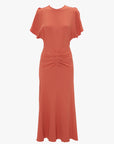 Victoria Beckham Gathered Waist Midi