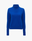 Victoria Beckham Polo Neck Sapphire Jumper