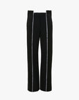 Victoria Beckham Straight Leg Deconstructed Trousers
