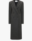 Victoria Beckham Tailored Grey Slim Coat