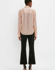 Victoria Beckham Wrap Front Blouse