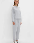 Victoria Beckham Loopback Cotton Football Joggers