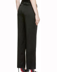 Victoria Beckham Black Straight Leg Trouser