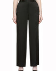Victoria Beckham Black Straight Leg Trouser