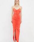 Victoria Beckham  Ruched Fitted Dress