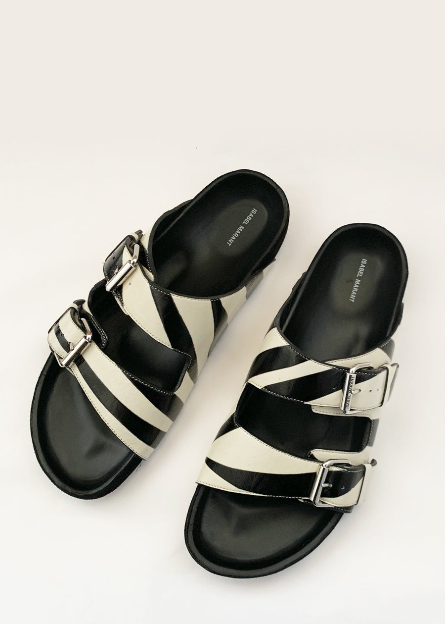Isabel Marant Leather Lennyo Sandals