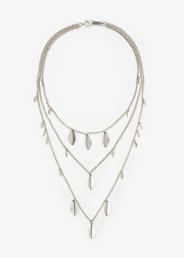 Isabel Marant Metal Shiny Leaf Necklace