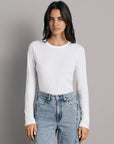 Rag & Bone The Long Sleeve Slub Tee