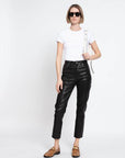 Rag & Bone Vint Leather Cigarette Pant