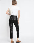 Rag & Bone Vint Leather Cigarette Pant