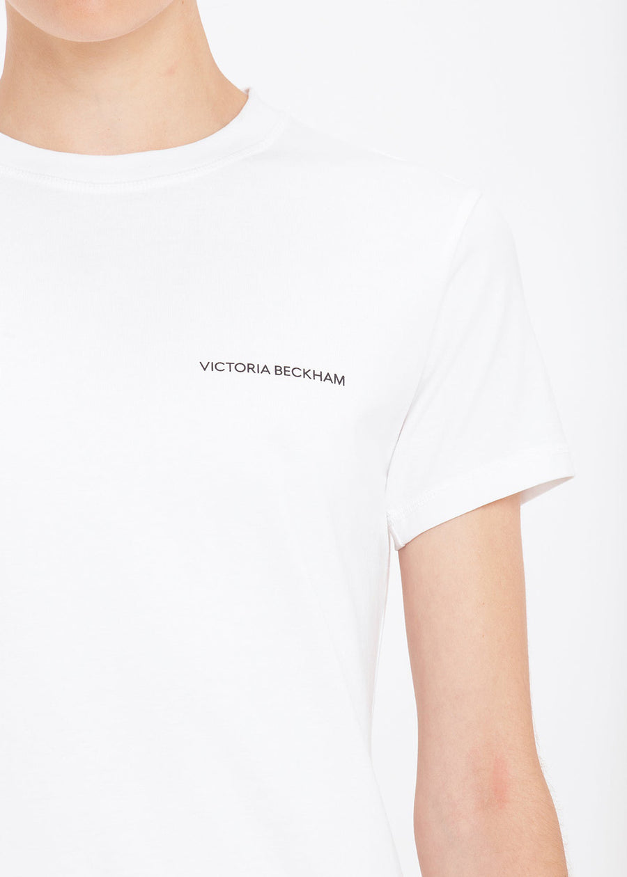 Victoria Beckham Shrunken Logan Tee