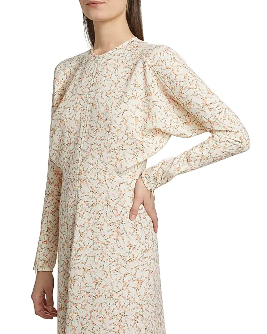 Victoria Beckham Long sleeve Dolman Midi Dress