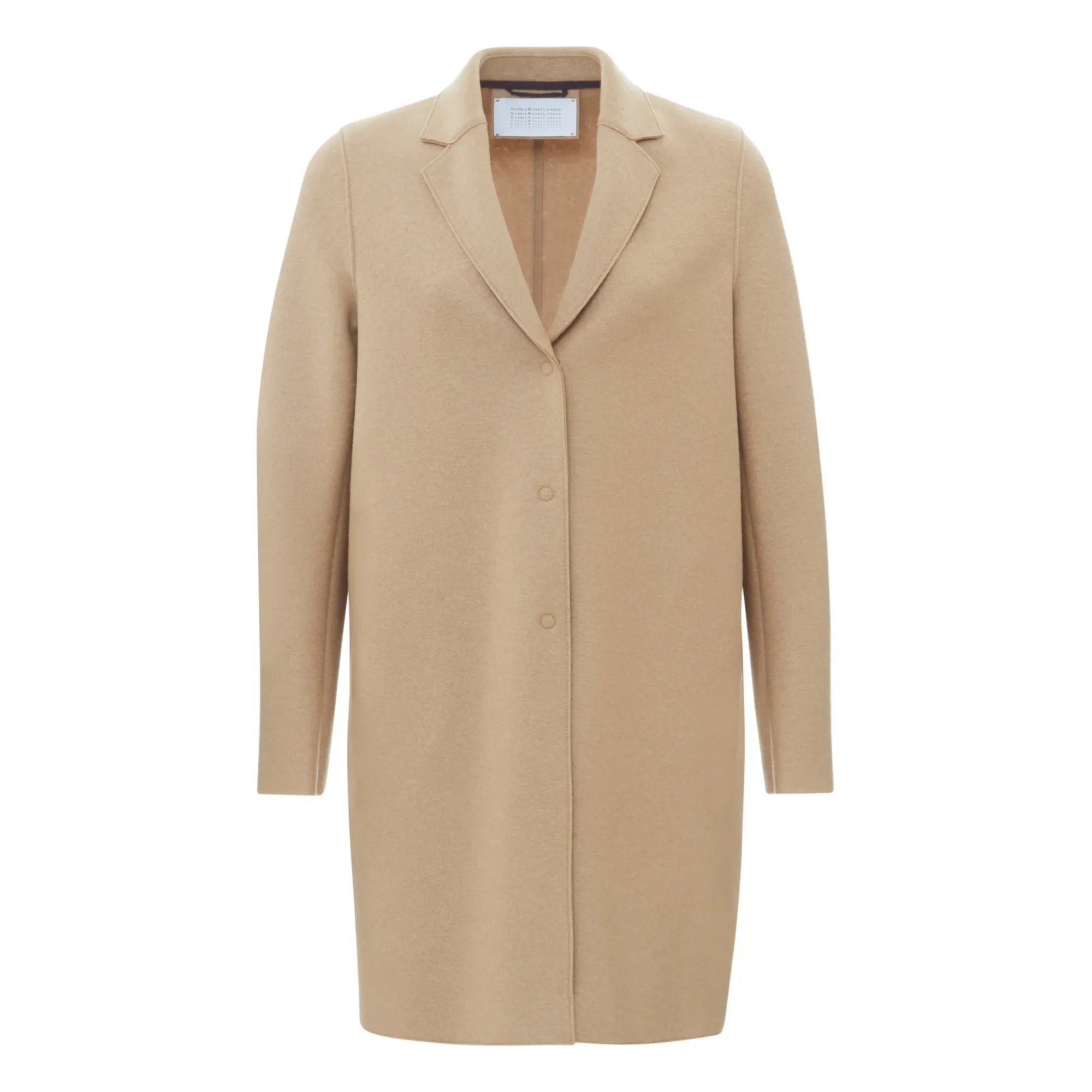 Harris Wharf London Cocoon Coat Pressed Wool
